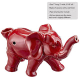 Elephant novelty  pipe - red color