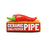 mini chili pepper pipe - red