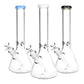 Classic Glass Beaker Light Water Pipe | 14mm F | Colors Vary