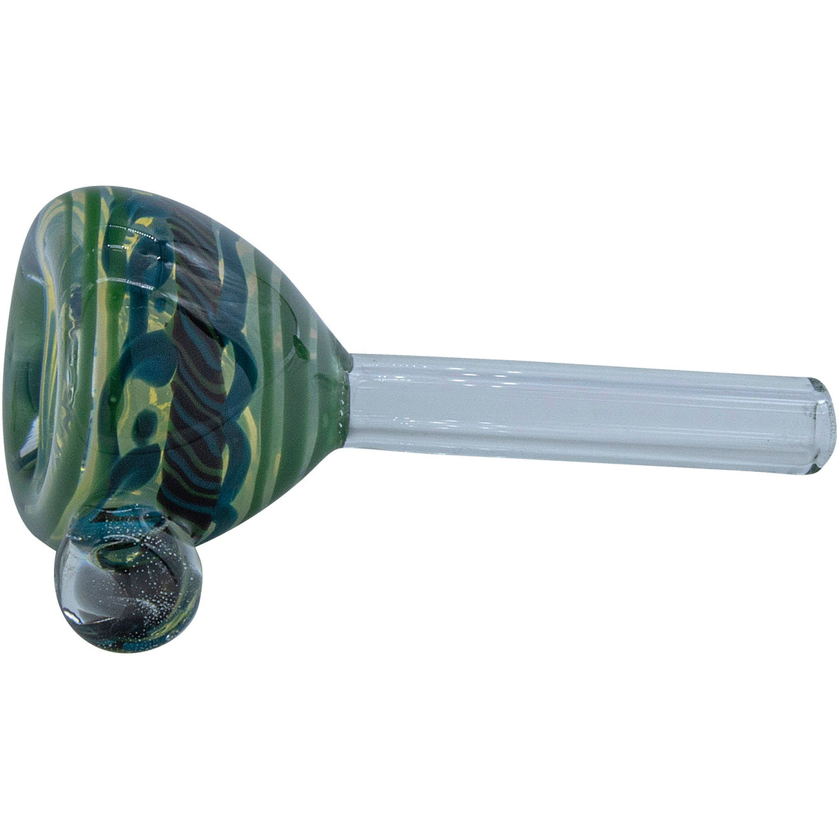 LA Pipes Painted Warrior Pull-Stem Slide Bowl