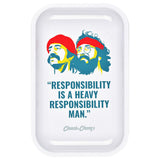 Cheech & Chong x Pulsar Metal Rolling Tray - Responsibility / 11" x 7"