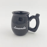 Sip Puff Pass mug - Blue with white letters