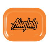 Alien Labs Metal Rolling Tray | Orange Logo