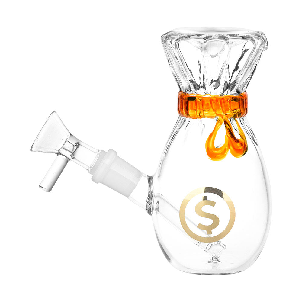 Money Bag Glass Bubbler - 5" / 14mm F