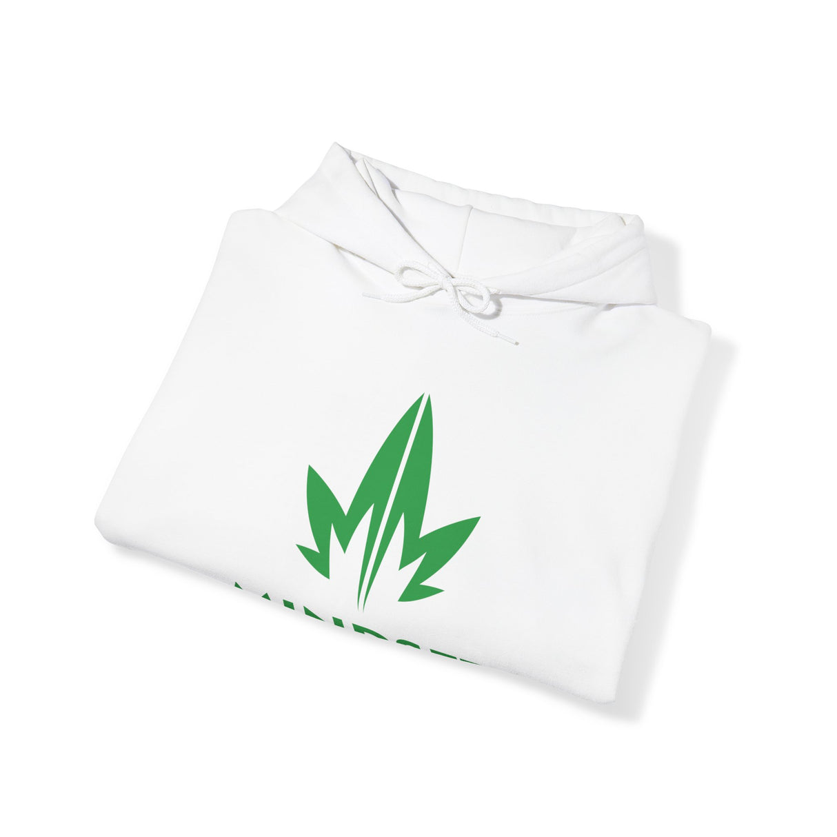 MM Unisex Heavy Blend™ Hooded Sweatshirt, Green Leaf Logo