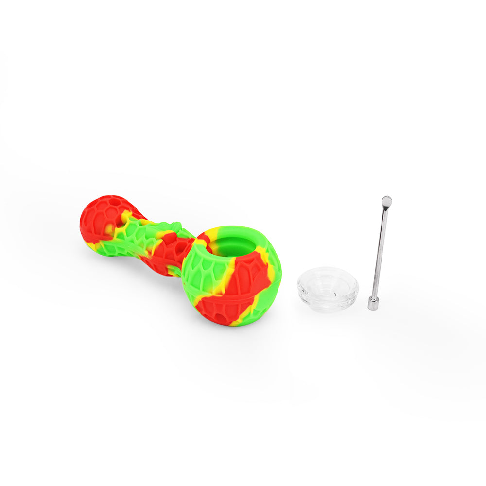 Ritual - 4'' Silicone Spoon Pipe - Rasta