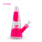 Waxmaid 7.87" Fountain Silicone Glass Water Pipe