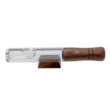 Marley Natural Glass & Walnut Steamroller