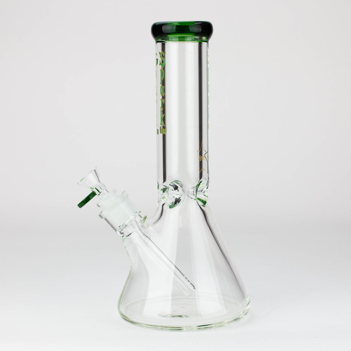 12" SPARK 9 mm glass beaker water bong [GB223]