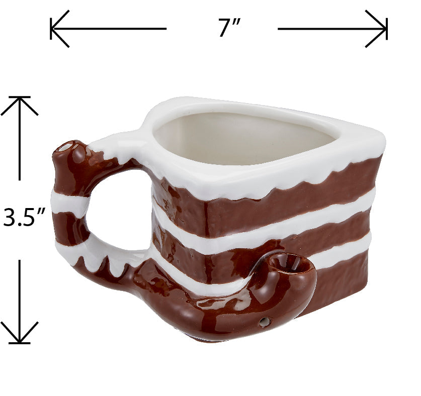 Cake Mug - Novelty Pipe