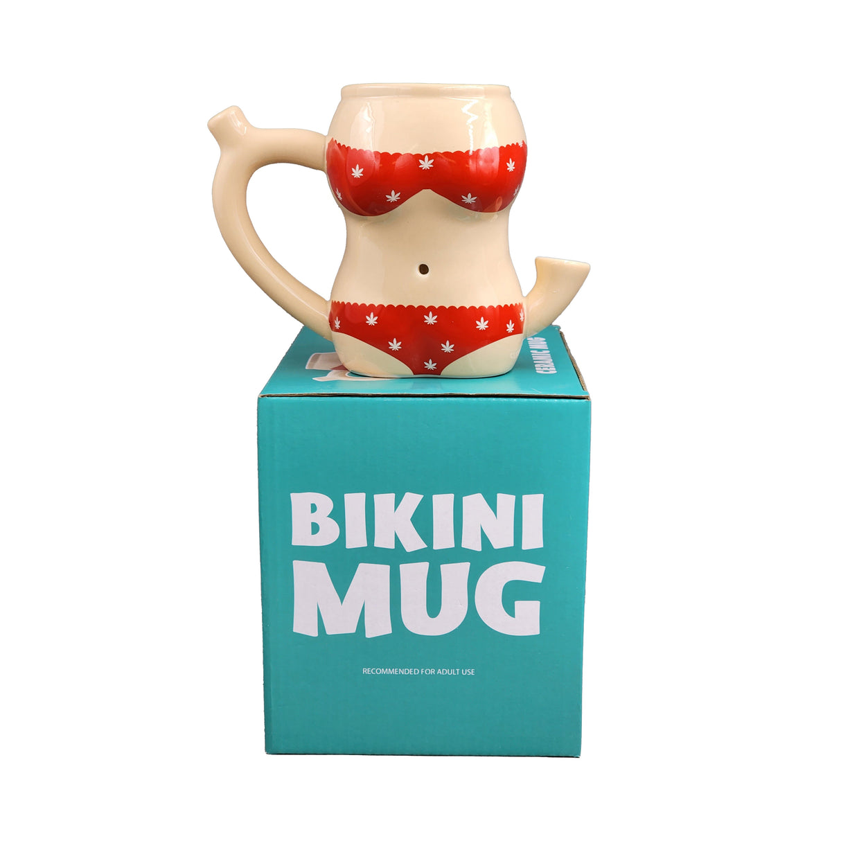 Red bikini mug