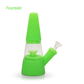 Waxmaid 7.87" Fountain Silicone Glass Water Pipe