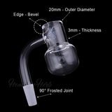 HONEY KETTLE QUARTZ BANGER - 90° DEGREE | YL