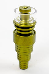 Color Titanium Domeless Nail with quartz dish