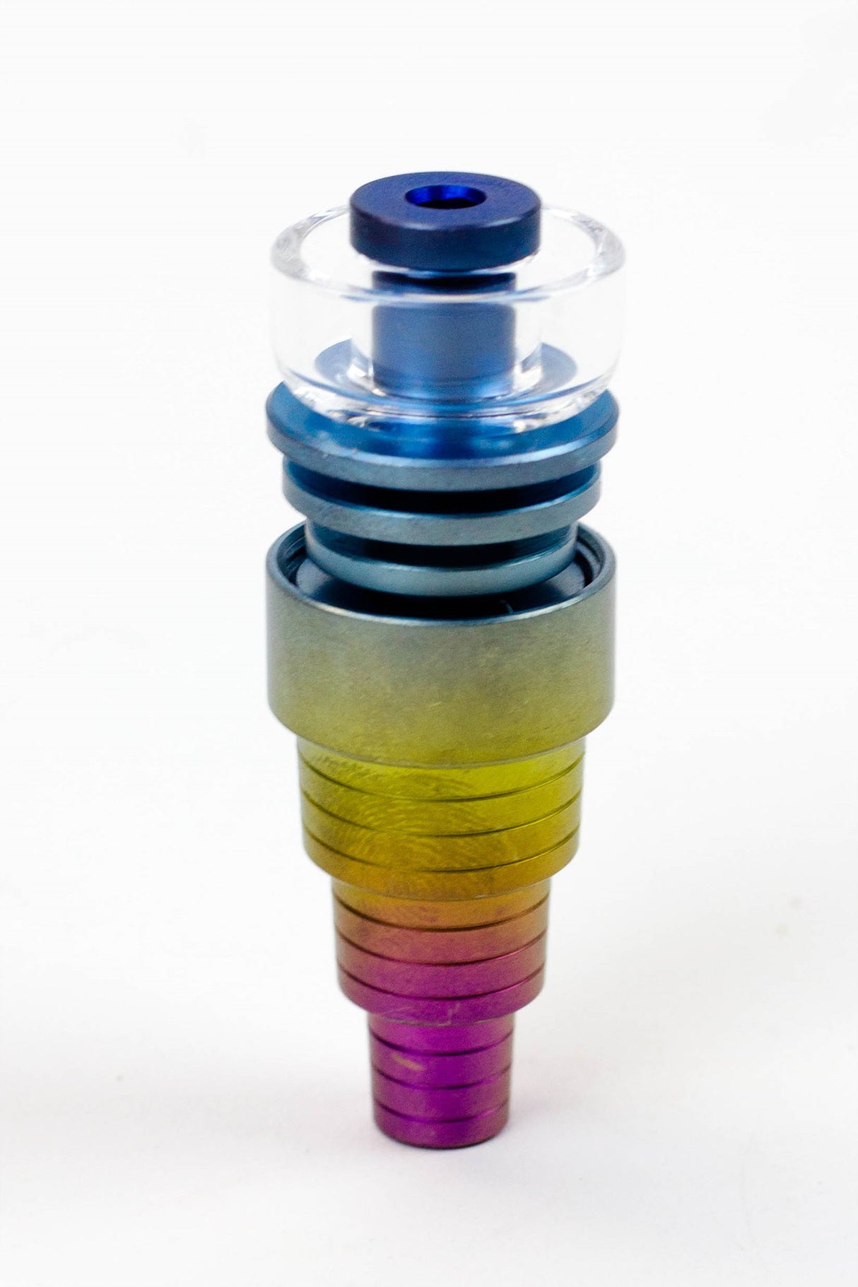 Color Titanium Domeless Nail with quartz dish