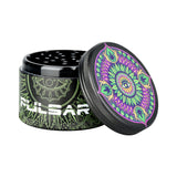 Pulsar Design Series Grinder with Side Art - Hemp Mandala / 4pc / 2.5"