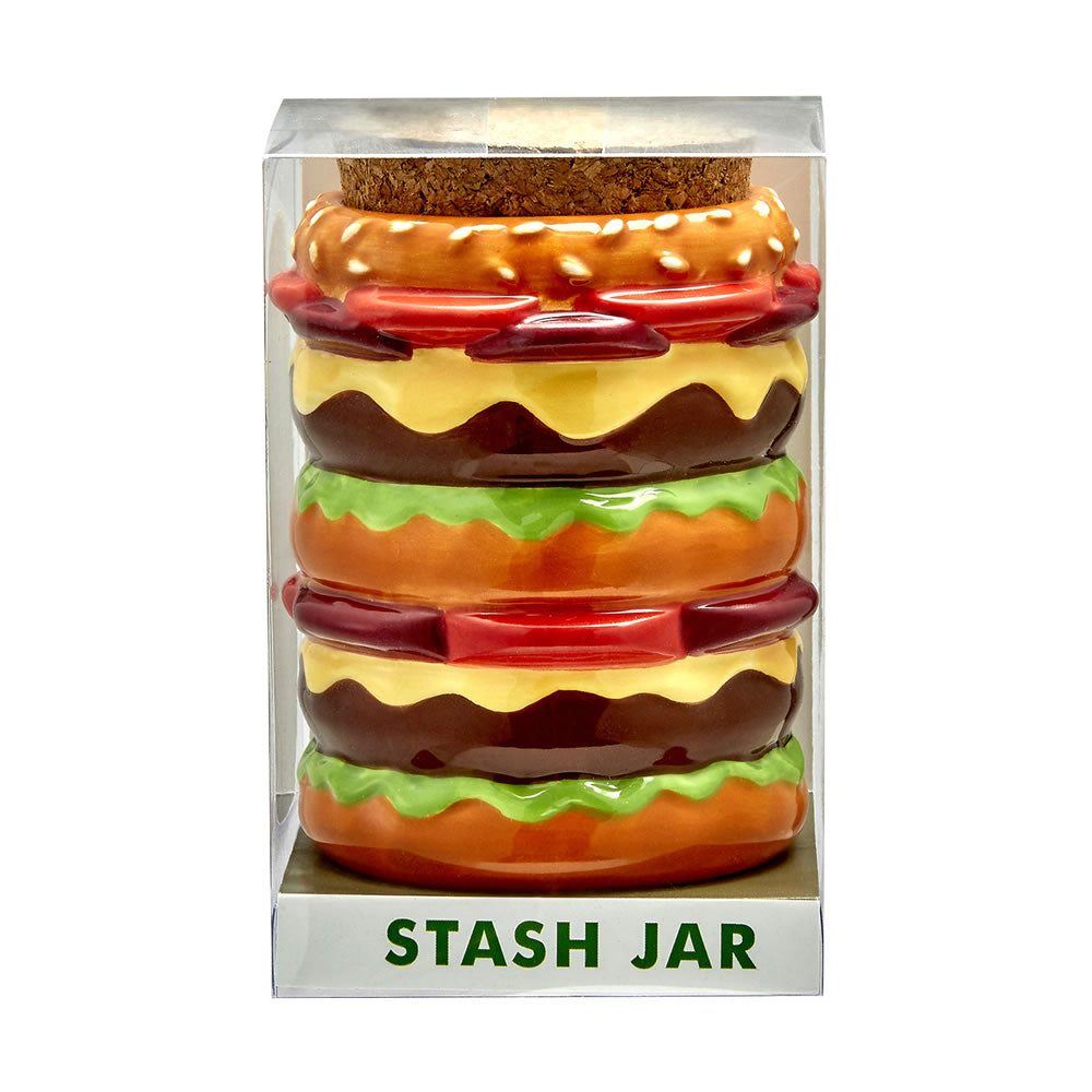 Burger Mug and Stash Jar Set