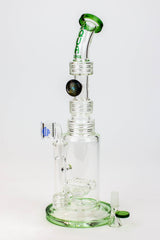 13" AQUA Glass / 2-in-1 / 7mm glass water bong