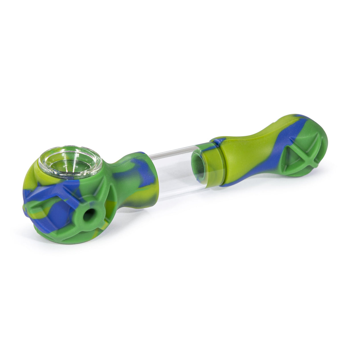 Hybrid Silicone and Glass Spoon Pipe