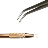 Apex Ancillary 2pc Slurper Set | Comes With a Grabbing Tool & Reverse Tweezers