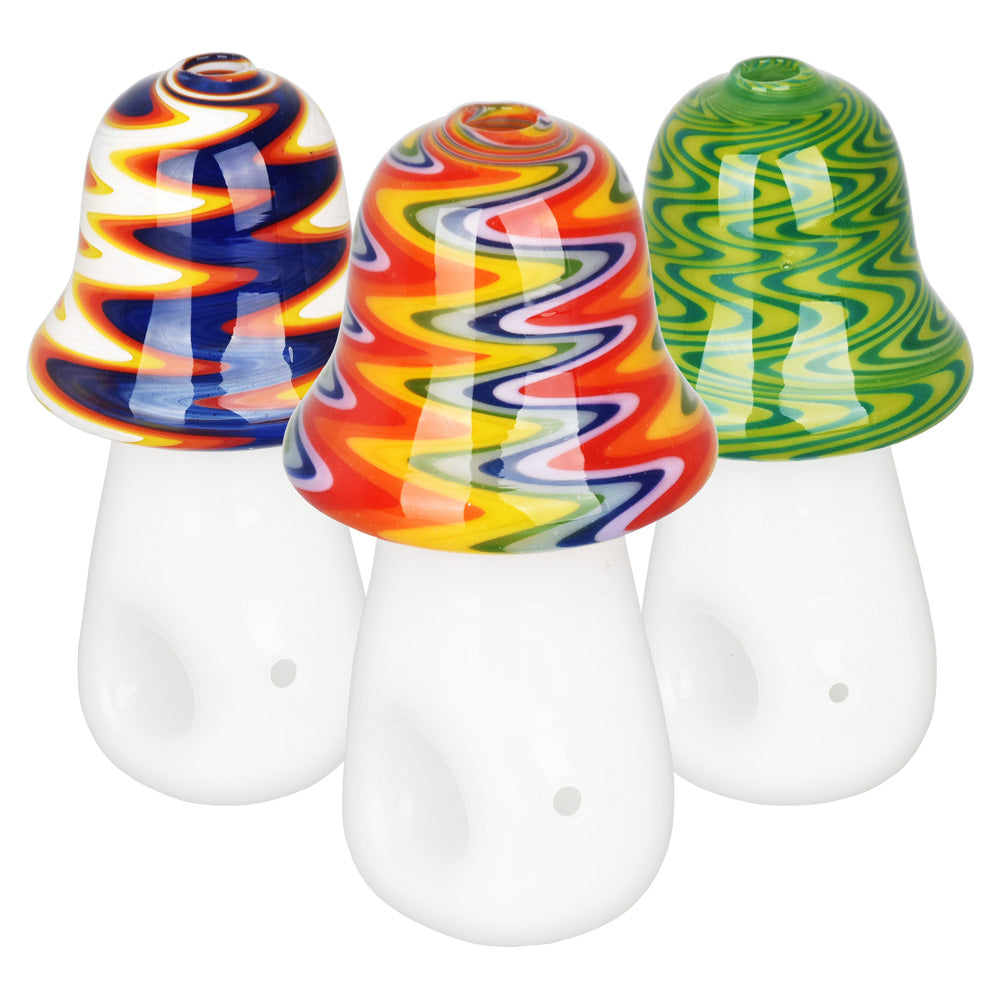 Chungus Fungus Shroom Hand Pipe - 4" / Colors Vary