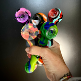 Hybrid Silicone and Glass Spoon Pipe