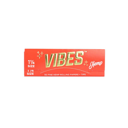 VIBES Hemp Rolling Papers w/ Tips