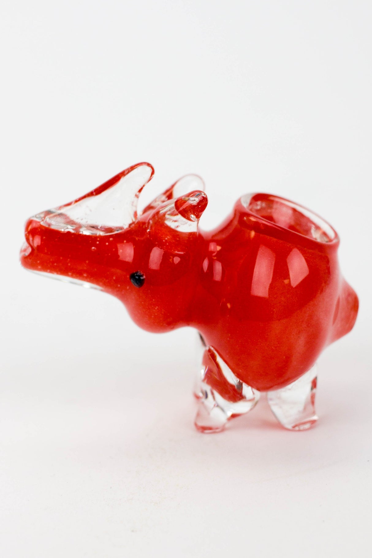 Small Rhino glass hand pipe