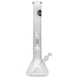 LA Pipes Thick Glass Beaker Showerhead Perc Bong