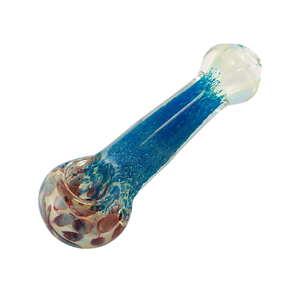 4" Multi-Color Glass Pipe