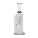 Human Grade Sacred Straight Sandblasted Glass Water Pipe