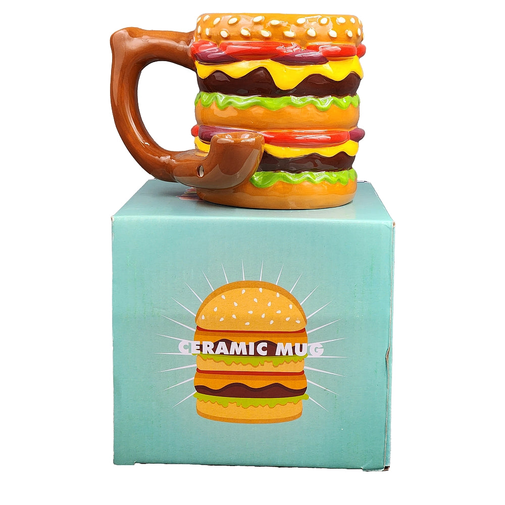 Burger Mug and Stash Jar Set