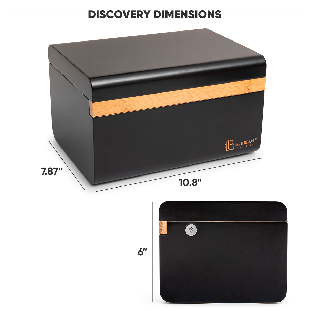 DISCOVERY Storage stash Box Black