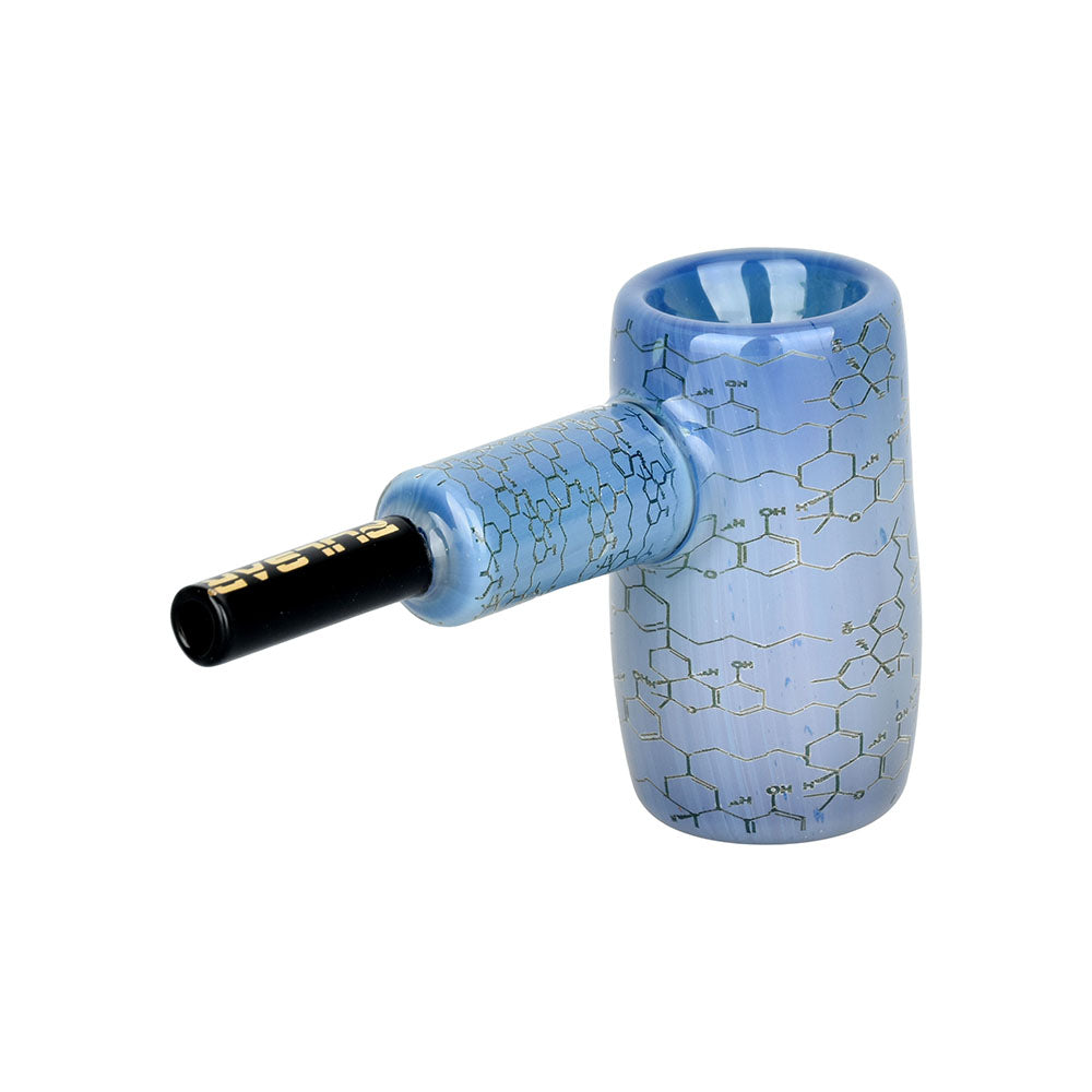 Pulsar Inside Print Glass Mini Hammer Bubbler | THC Blueprint | 3.5"