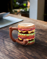 Burger Mug and Stash Jar Set