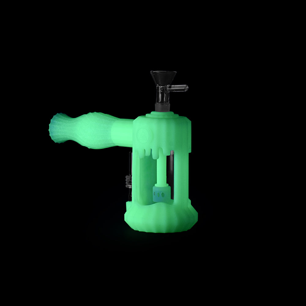 Ritual - 6'' Duality Silicone Dual Use Bubbler - UV Titanium White