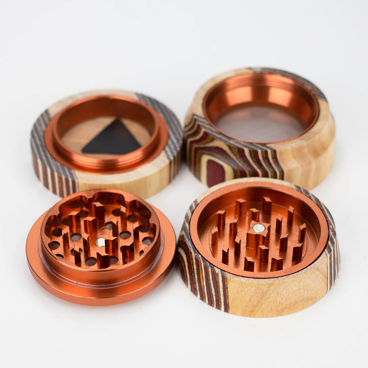 Genie 4 parts wooden cover grinder [SS147]