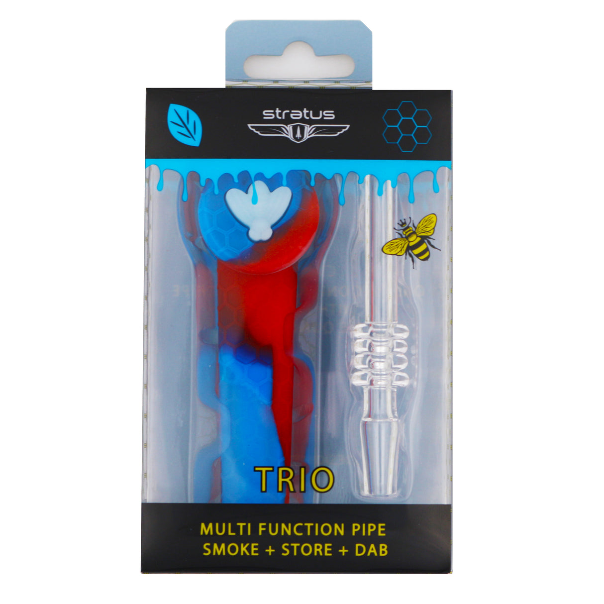 STRATUS Trio 3 IN 1 Silicone Hand Pipe