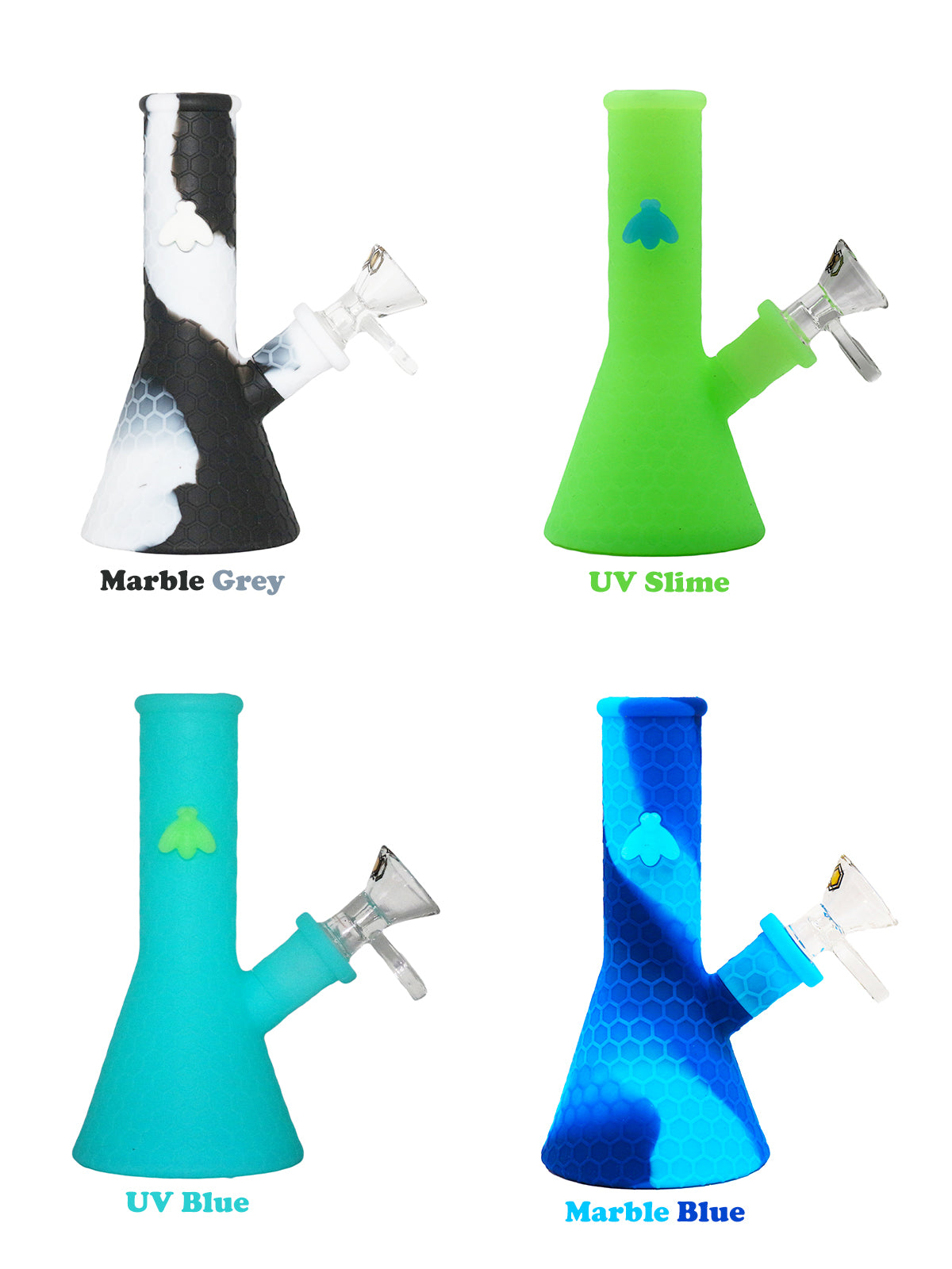 STRATUS 2 WAY Dry & Wax Silicone Water Pipe