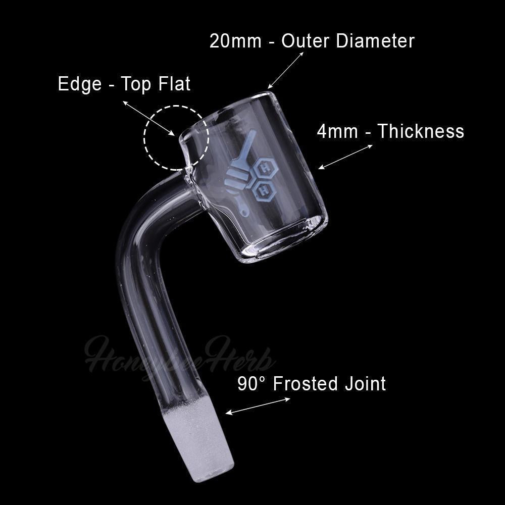 THICK ORIGINAL QUARTZ BANGER - 90° DEGREE | YL