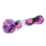 Hybrid Silicone and Glass Spoon Pipe