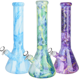 Marbled Glass Beaker Water Pipe | 14mm F