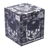 Fujima Dank Tank Vacuum Glass Jar - 4.2" / Black & White Cats