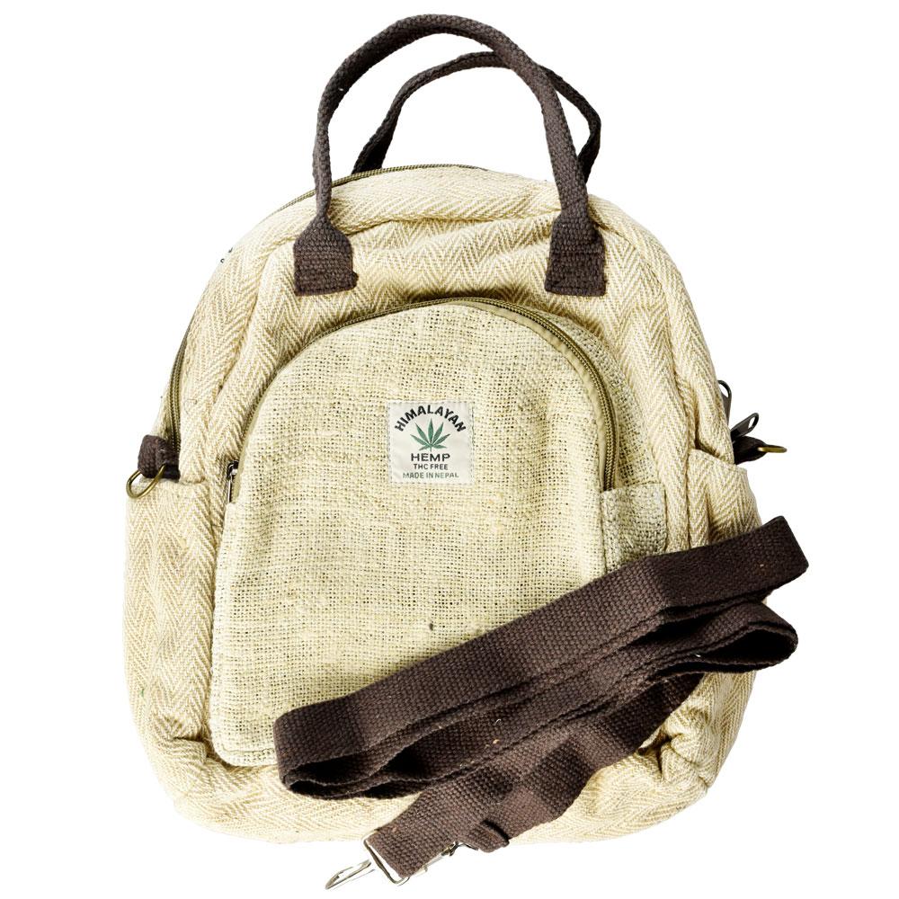 ThreadHeads Hemp Convertible Mini Backpack