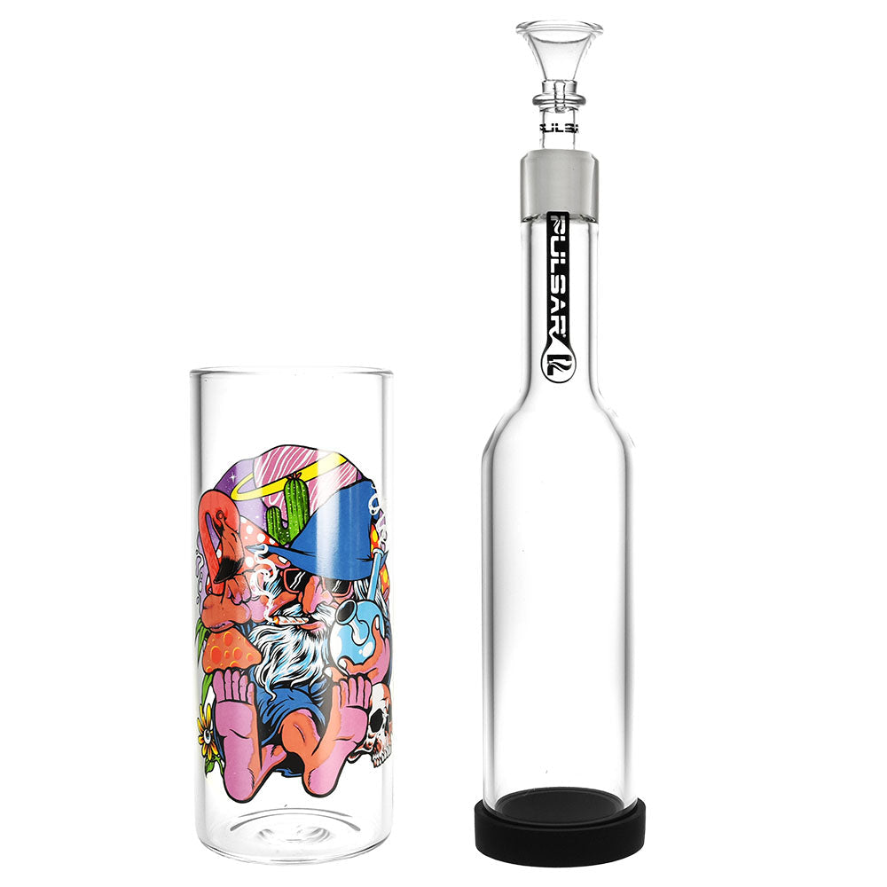 Pulsar Flamingo Wizard Gravity Water Pipe - 11.5"/19mm F