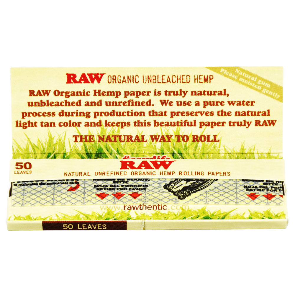 Raw Organic Hemp Rolling Papers