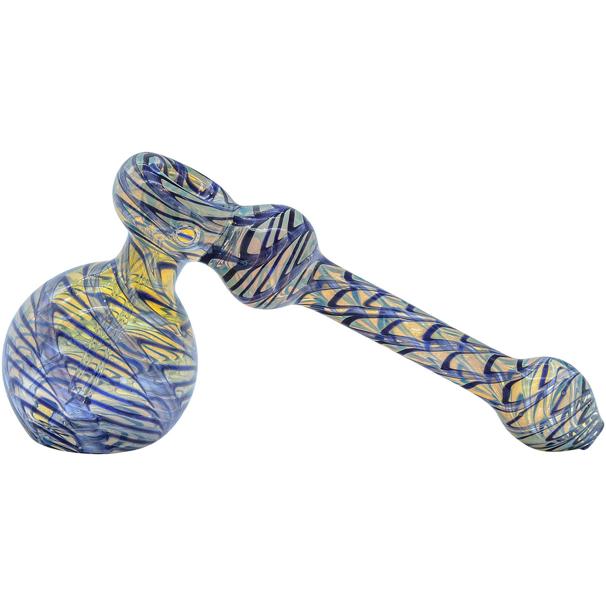 LA Pipes "Full Rake" Fumed Hammer Bubbler Pipe (Various Colors)