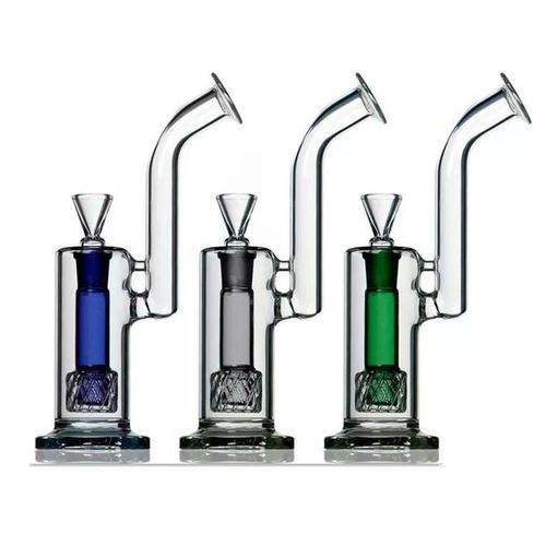 1Stop Glass Upright Weed Bubbler with Perc