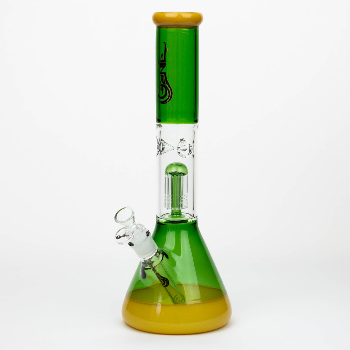 14.5" Genie-Tree arms two tone glass water bong