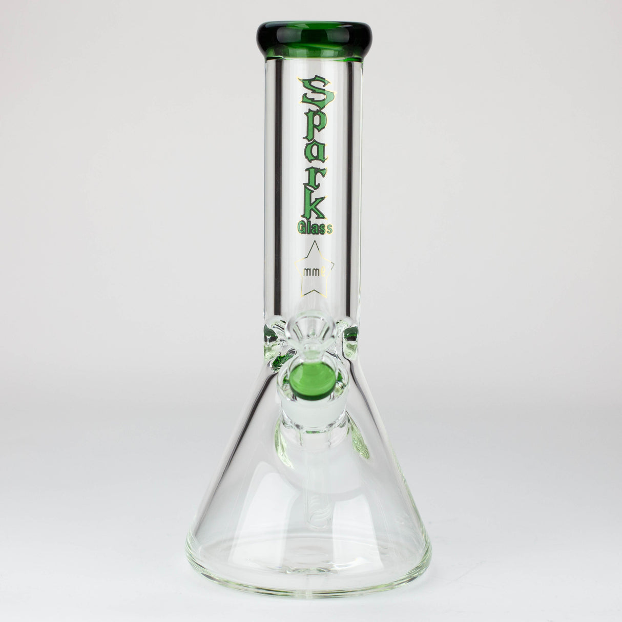 12" SPARK 9 mm glass beaker water bong [GB223]